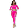 Chilirose - Cr 4632 Haut & Pantalon Fuchsia S/L